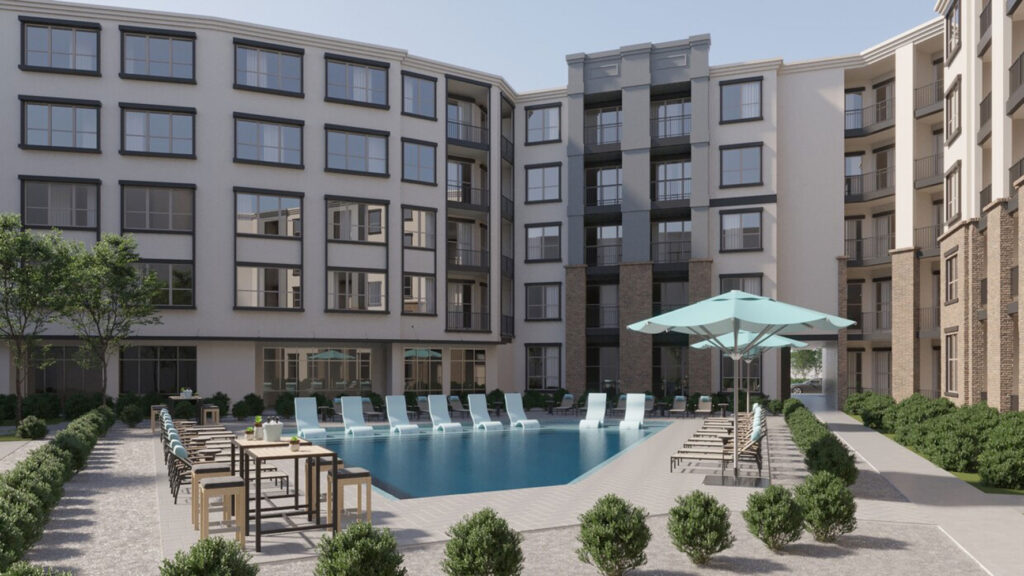 District at 54; Studio, One and Two Bedroom Apartment Homes in the vibrant community of Trinity Park and minutes from downtown Raleigh, NC; Pet-friendly luxury apartment community.