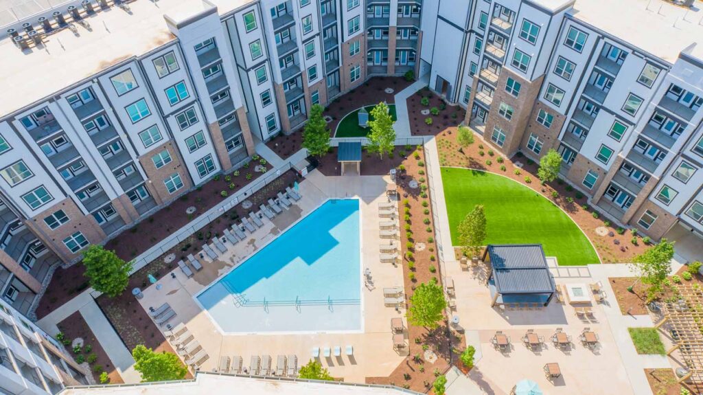 pool aerial